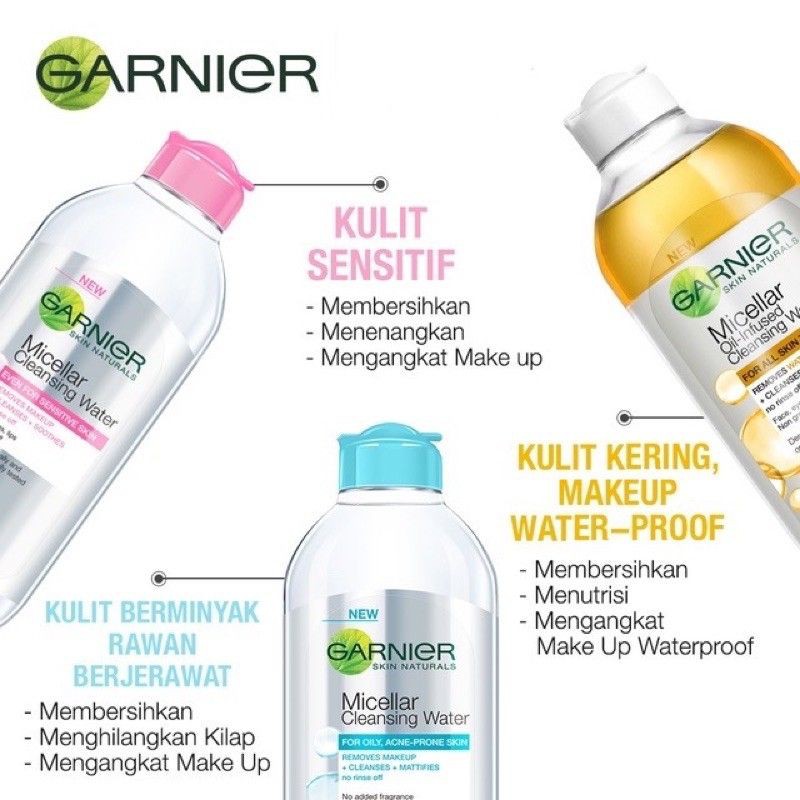 Garnier Micellar Cleansing Water 400ml | Rose Water Vitamin C