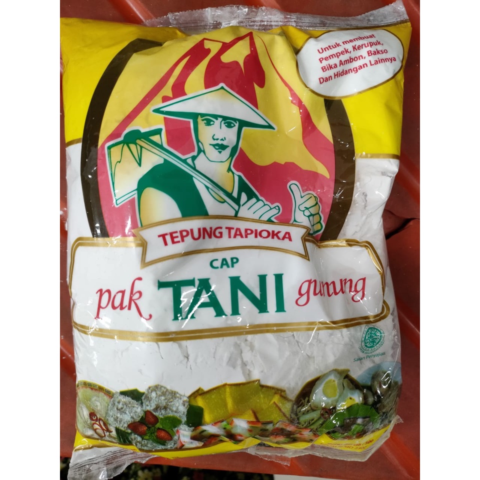 

Tepung tapioka cap pak tani gunung