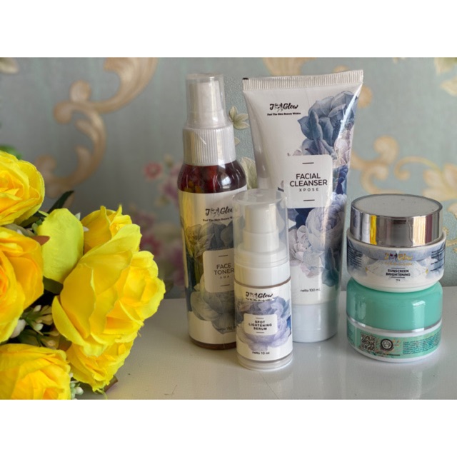 JGLOW SKINCARE PAKET IBU HAMIL  / PERAWATAN WAJAH/ CREAM/SERUM WAJAH/PERAWATAN KECANTIKAN/SKINCARE