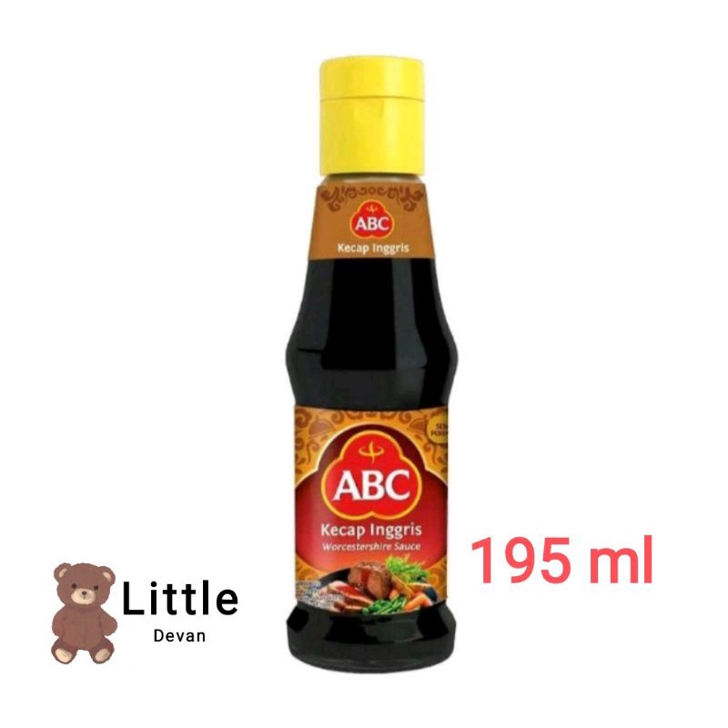 ABC kecap inggris botol kaca 195 ml