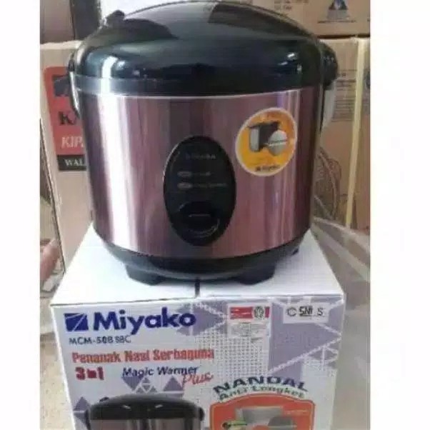 magic com miyako 1.8 liter MCM 508 SBC Rice Cooker 3in1 1,8L 508SBC / MCM508SBC /MCM 508 SBC Ori