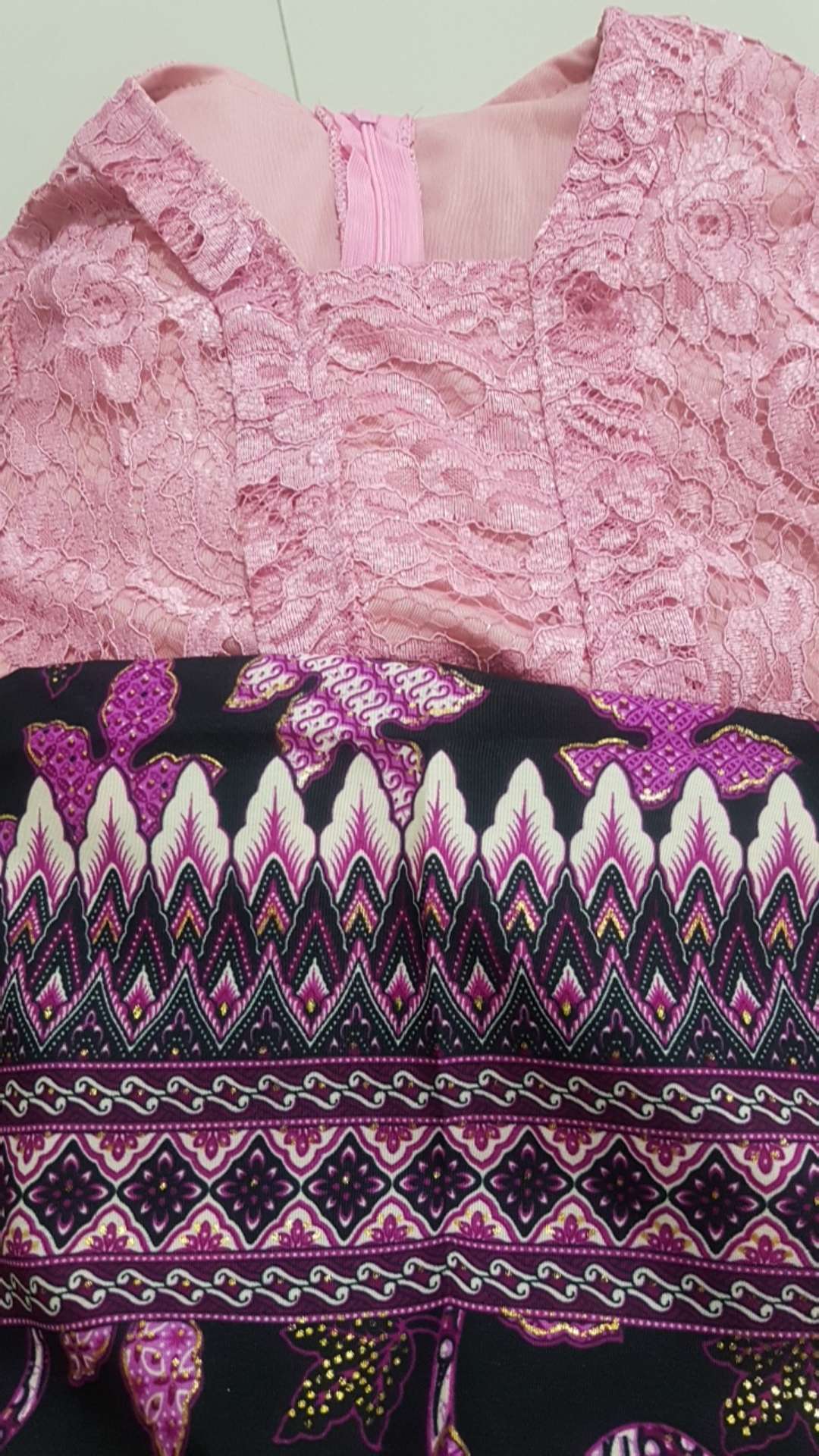 Kebaya Anak Modern Brukat Brokat Caca Set Setelan Kids Rok Batik Dm