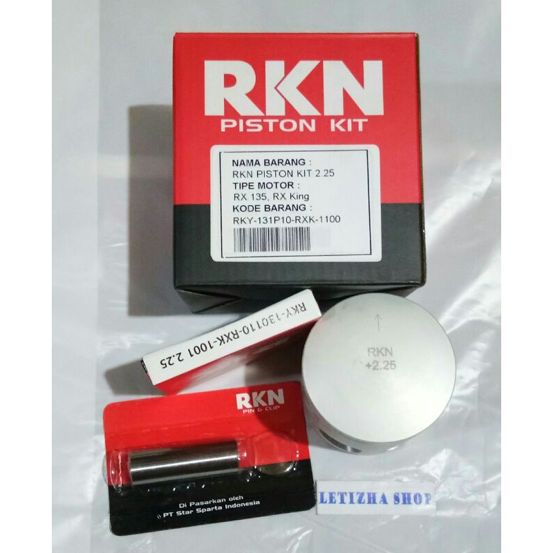 PISTON KIT RXK RX-KING RIKEN OS 225 SEHER KOMPLIT YAMAHA RX-KING OS 225,275,300 RKN