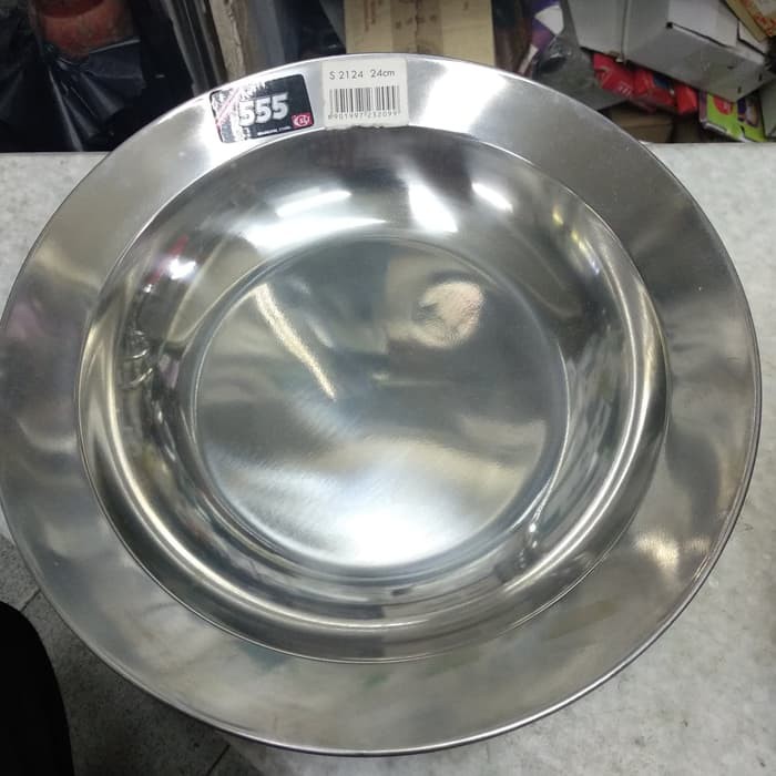 Piring stainless 24 cm