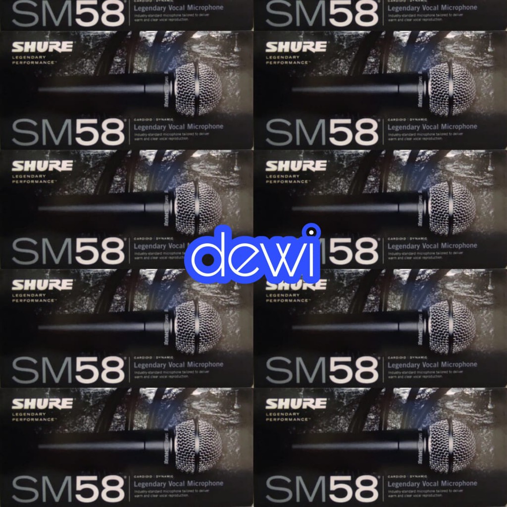 MIC SHURE SM 58A SK (SAKLAR ON OFF)  SM58A  SK / MIC SHURE SM 58A LC (TANPA SAKLAR ON OFF) SM58A LC