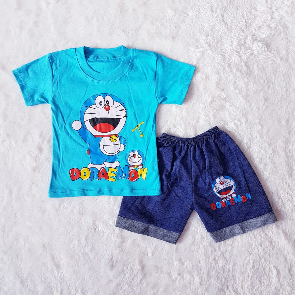 COD Bayar Ditempat Baju Baby / Baju Anak / Setelan Anak Doraemon / Baby Alicia