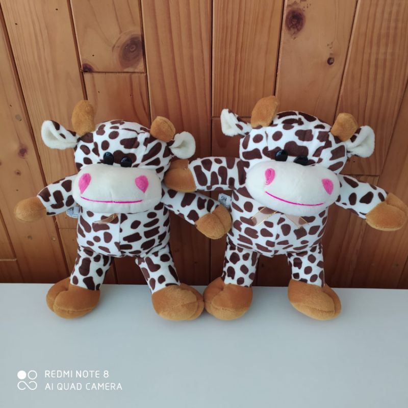 Boneka Sapi Coklat Kecil