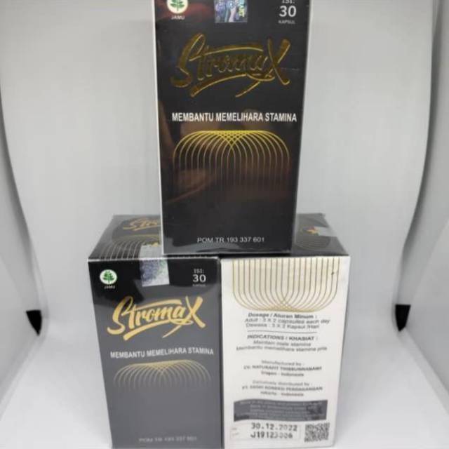 Stromax New Formula Herbal Stamina Pria Berkualitas Original BPOM