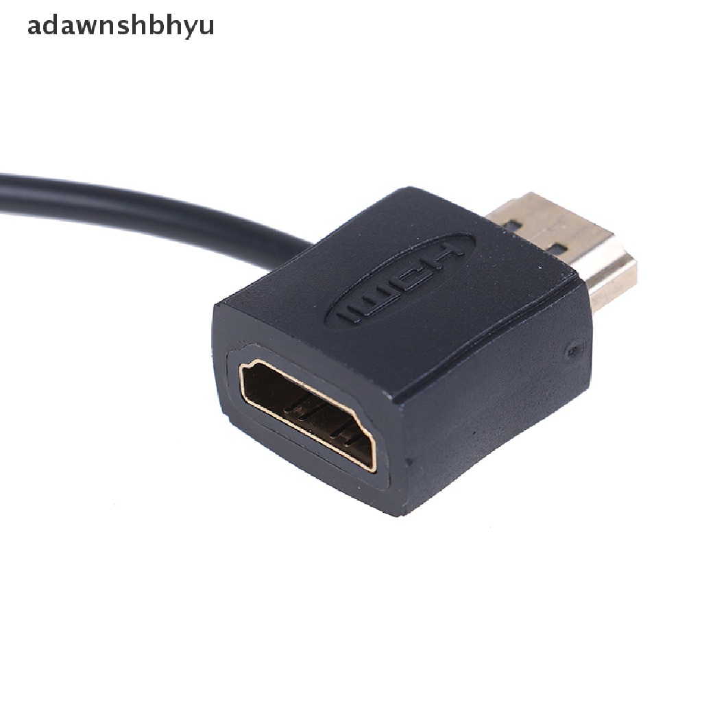 Adawnshbhyu 50cm usb 2.0 hdmi male to female adapter extender Kabel Konektor power