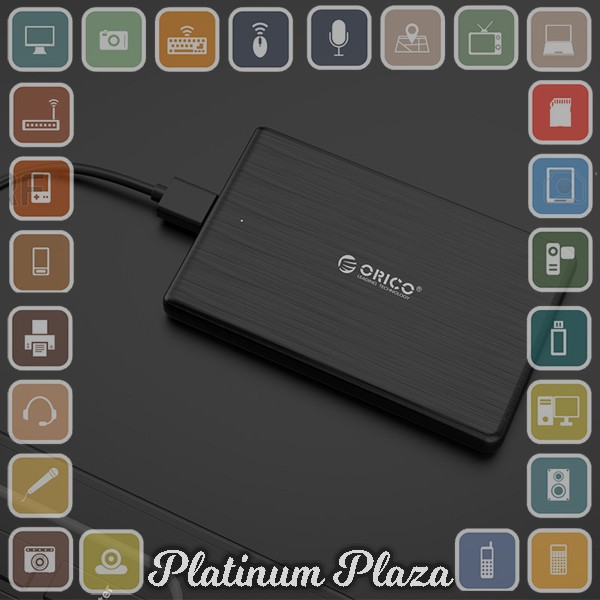 ORICO 2.5 inch USB 3.0 HDD Enclosure - 2189U3 - Black`7ED7T2-