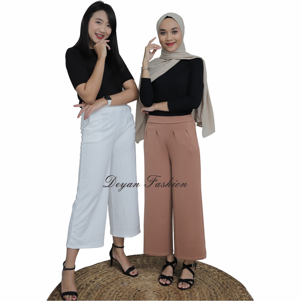 KULOT POLOS PREMIUM SCUBA // CELANA LEONY-2