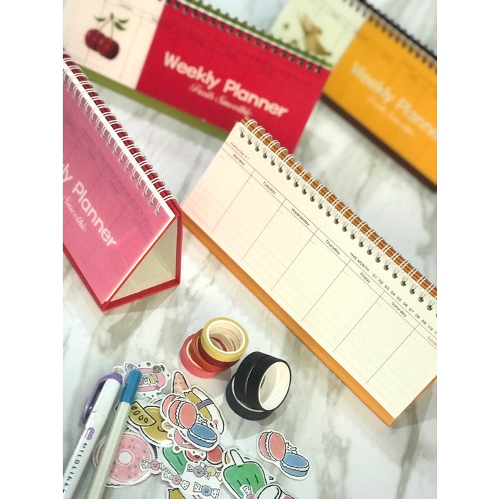 

Produk Weekly Planner / Buku Agenda Standing Fruity Smoothie Terlaris