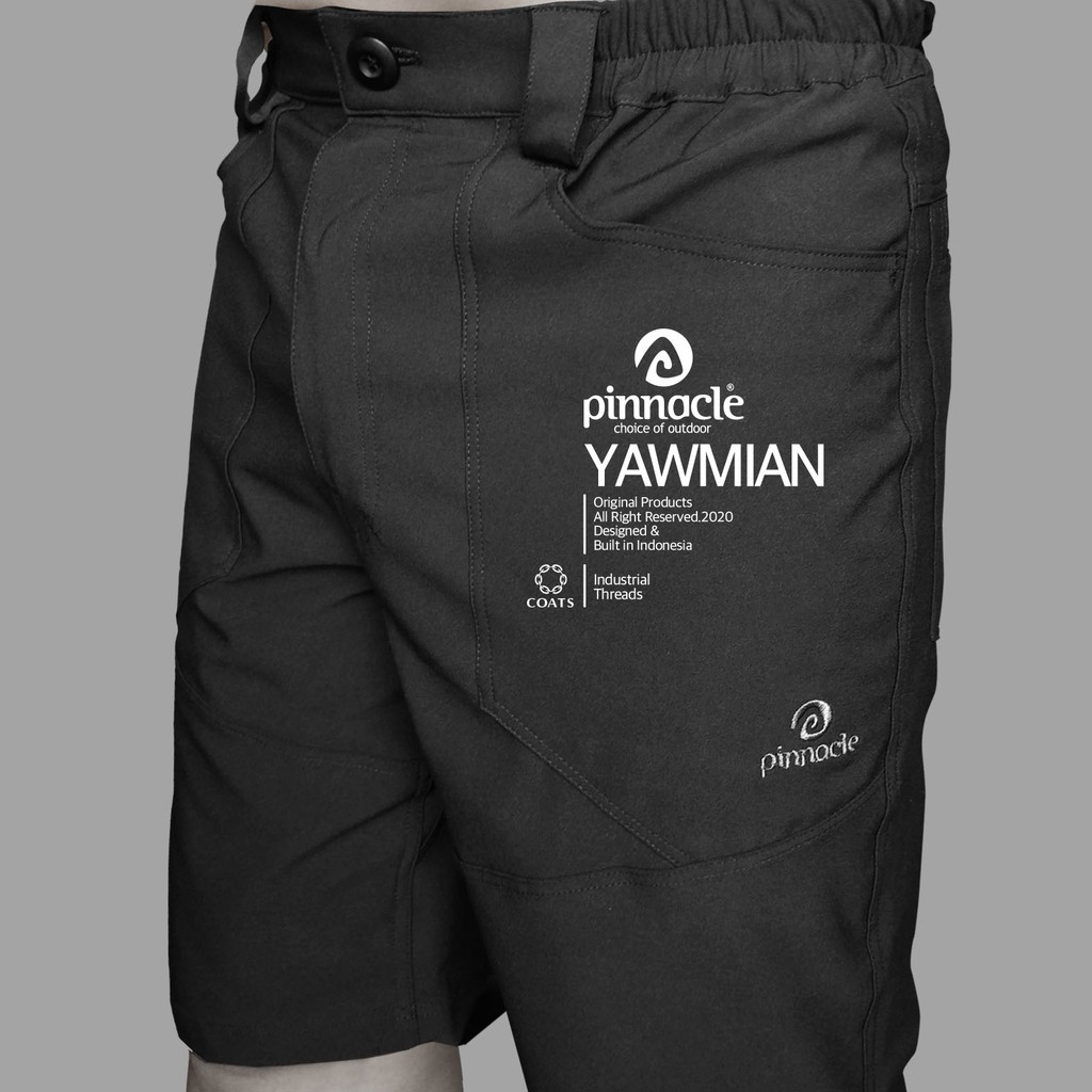 Pinnacle Yawmian Short - Black