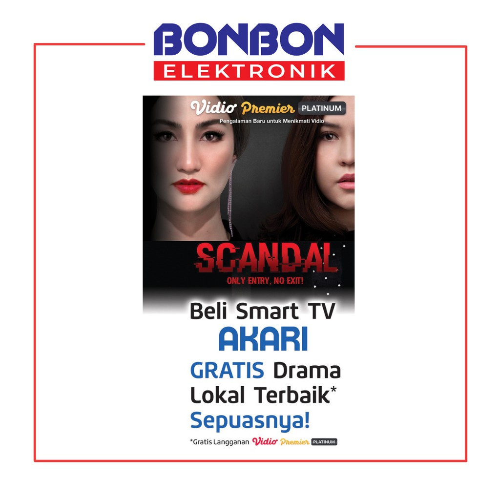 Akari LED TV 32 Inch AT-5432S Smart Android 5432 S