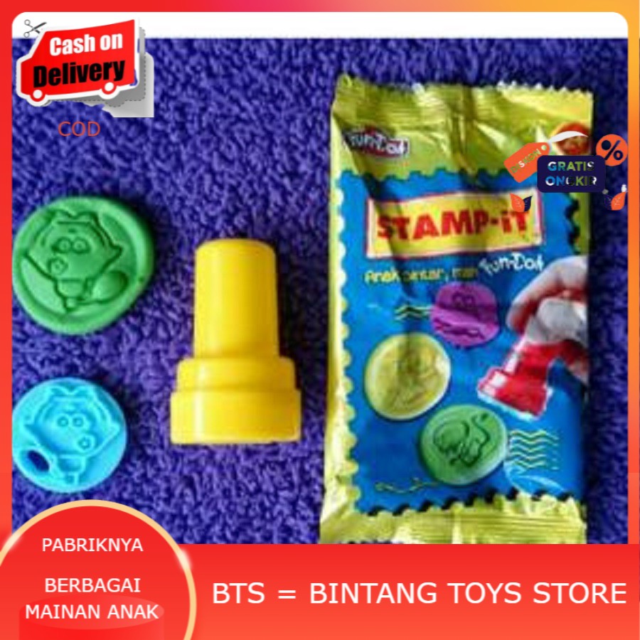 

-COD/BAYAR DI TEMPAT fundoh sachet stamp it mainan stempel lilin souvenir ultah unik
