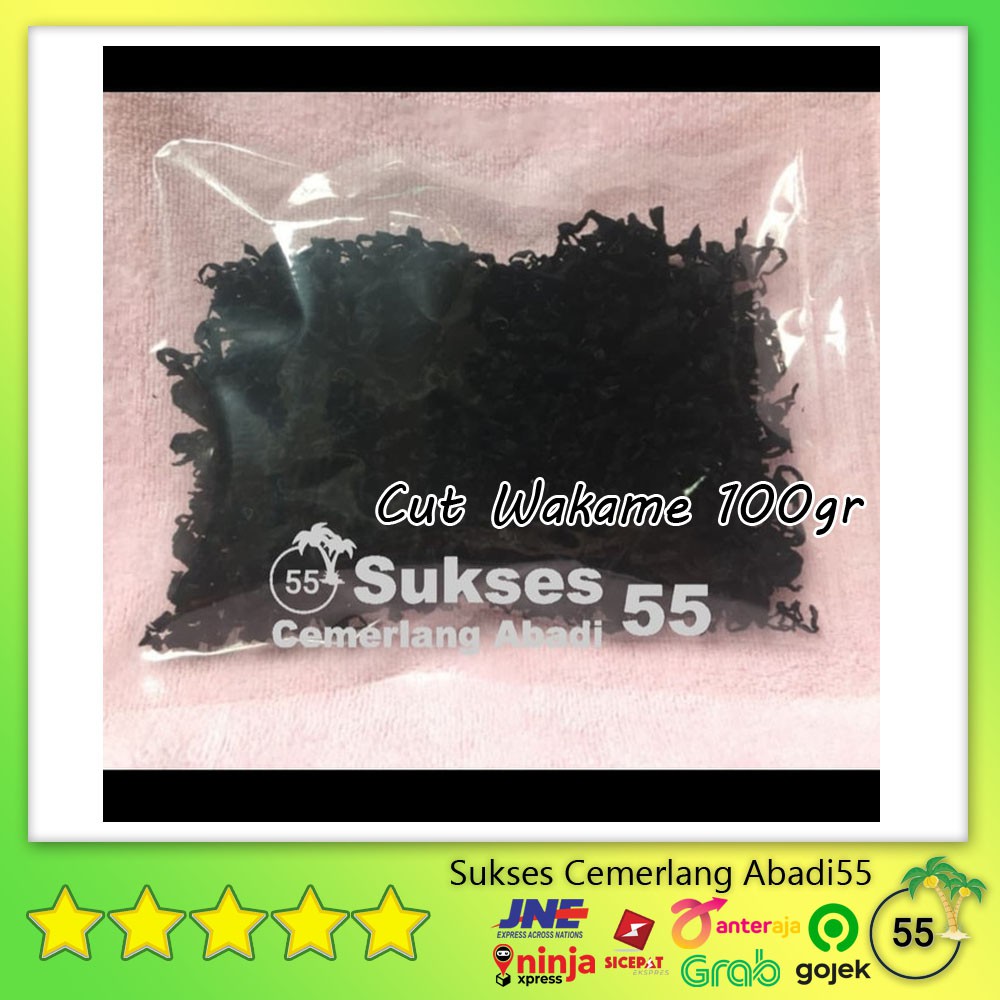 

Cut Wakame Import 100gr | Rumput Laut Kering | Dried Seaweed Import Jepang