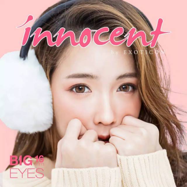 BEST SELLER COD LENSA SOFTLENS INNOCENT NORMAL BIG EYES 16MM, FREE LENCASE