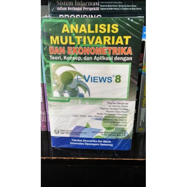 Buku Analisis Multivariat Dan Ekonometrika Eviews 8 Cd By Imam Ghozali