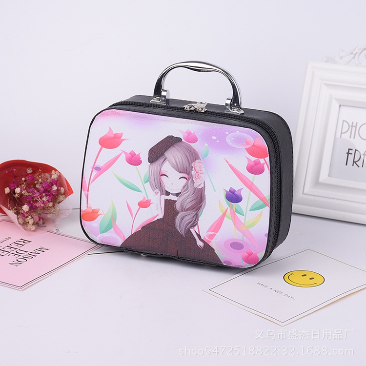 Tas Kosmetik Wanita Kawai Tempat Makeup Organizer Cosmetic Bag Travel