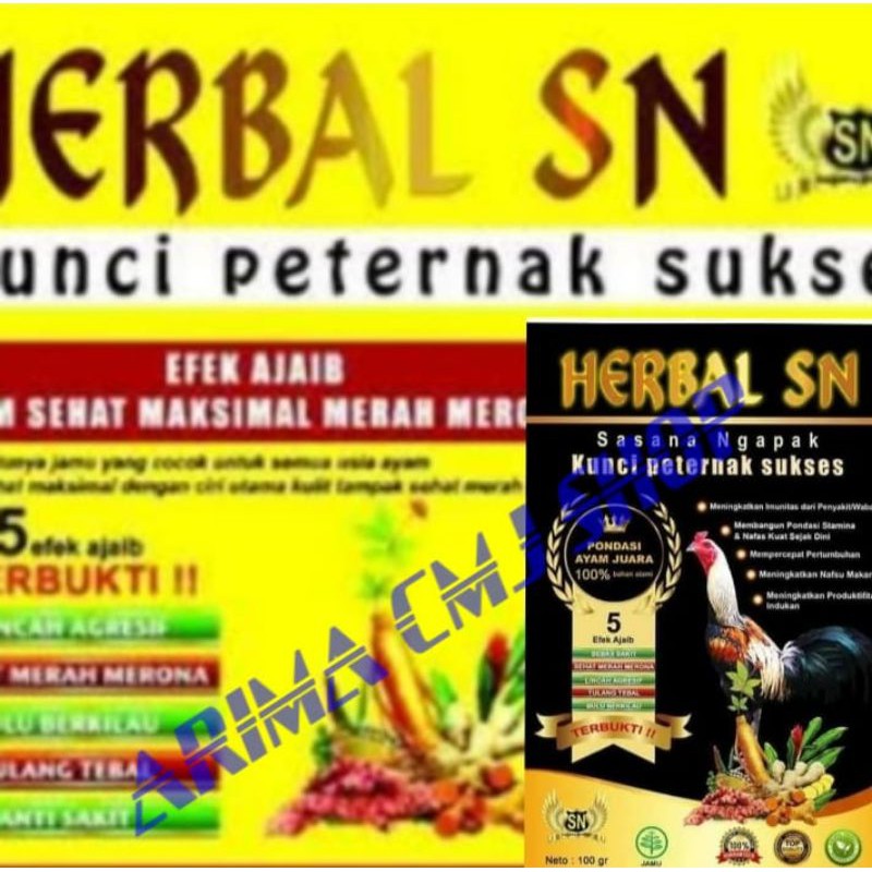 JAMU AYAM HERBAL SN 35gr sasana ngapak