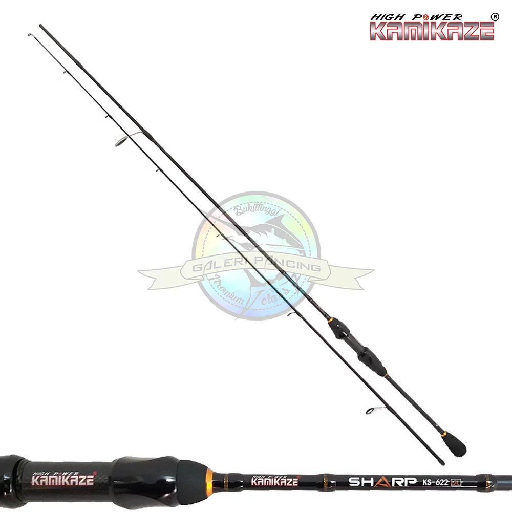 Joran Pancing Kamikaze Sharp 622 UL 2-6lb 188cm Fuji Guide