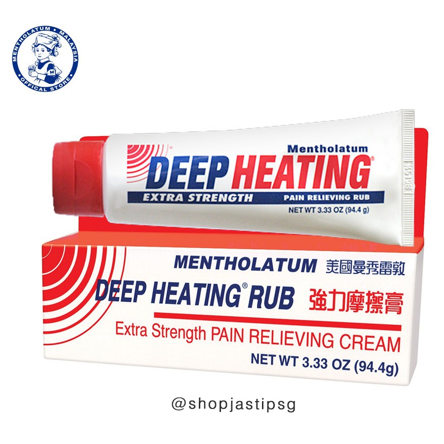 Jual JAN 2023 Mentholatum Deep Heating Rub / EXTRA Strength 94g, Pereda