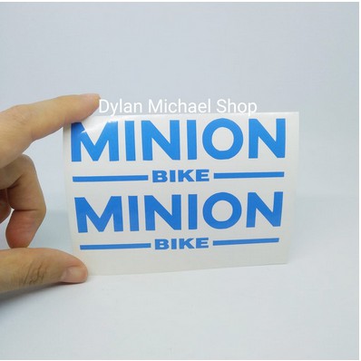 Cutting Sticker Minion Bike Stiker Bisa untuk Frame Sepeda