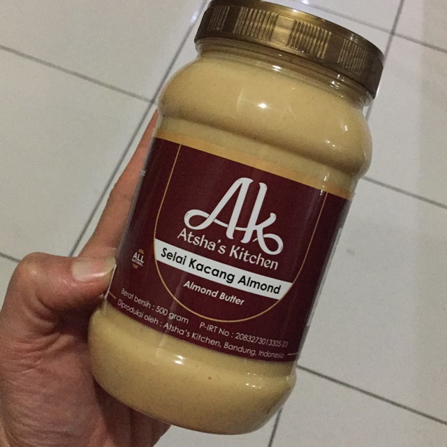 

Atsha’s Kitchen Keto/ Diet Almond Butter/ Selai Kacang Almond 500gram No Sugar/ Tanpa Gula