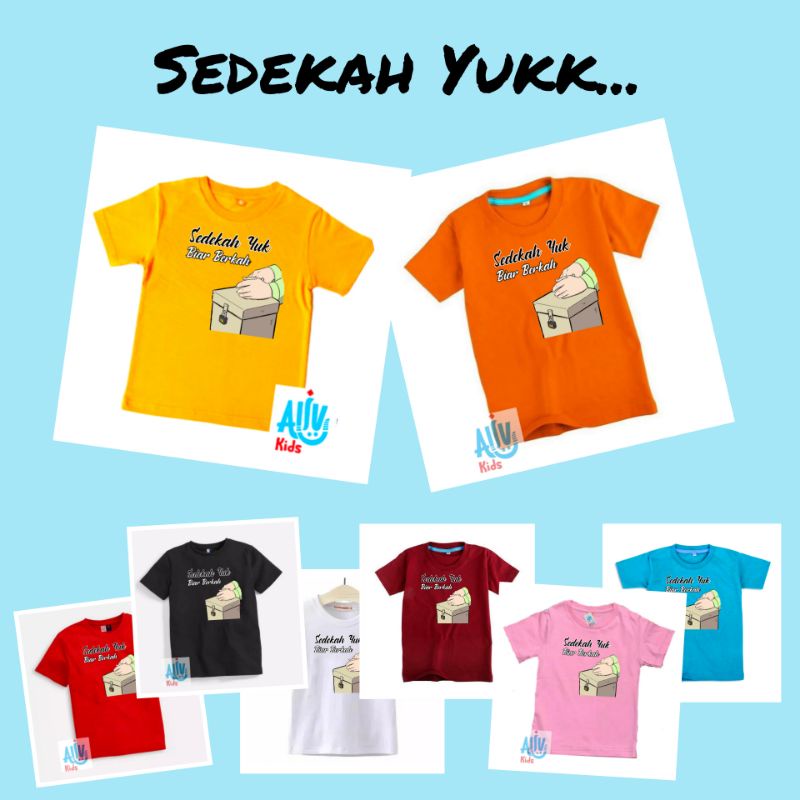 Kaos Anak Sedekah Yuk