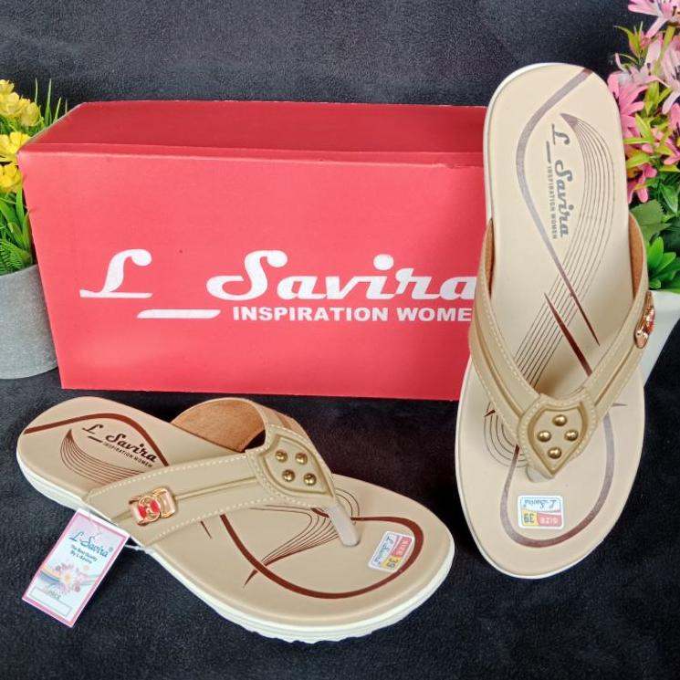 SDW.25Au22ᵞ ‣ ...SANDAL WANITATERKECE KEKINIAN MURAH BERKUALITAS JAPIT L_Savira JP2