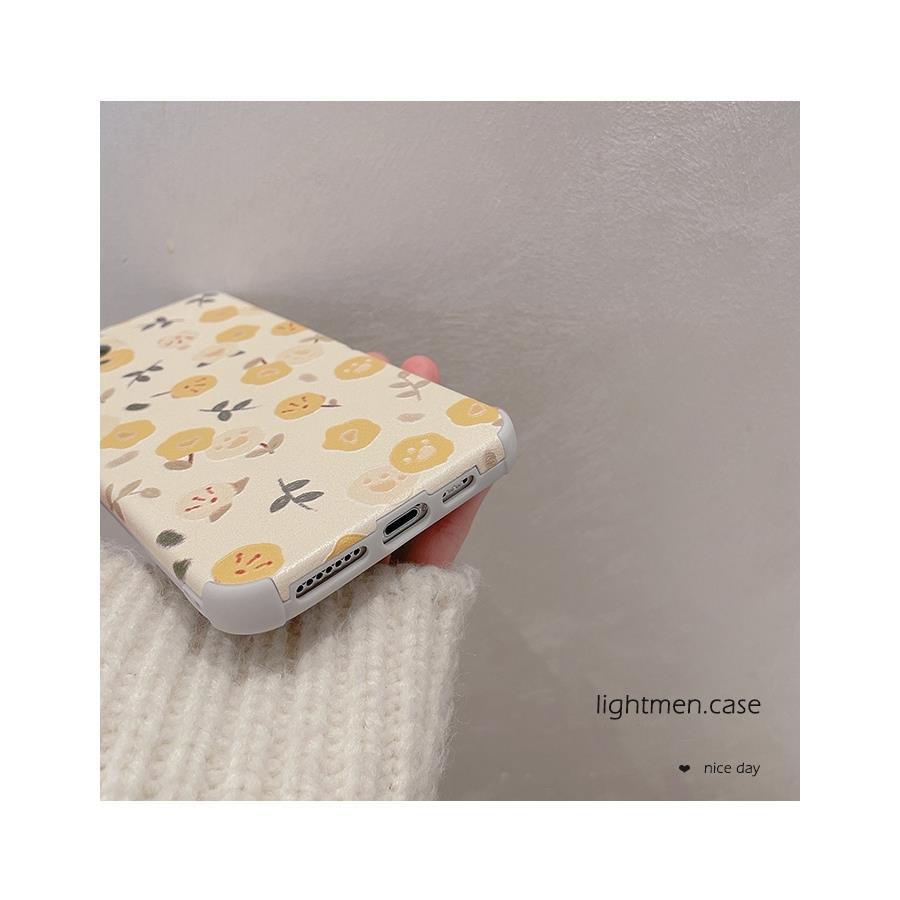 Sheepskin Design Yellow Flower Pattern IPhone Case IPhone 7 8 Plus X Xs Xr XsMax 11 11Pro 11promax 12 12Pro 12ProMax Soft Case Xhh4