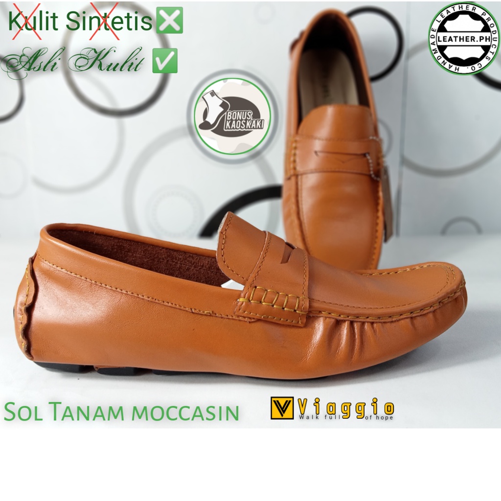 COD -  SEPATU PANTOFEL PRIA KULIT ASLI / HANDMADE CIBADUYUT