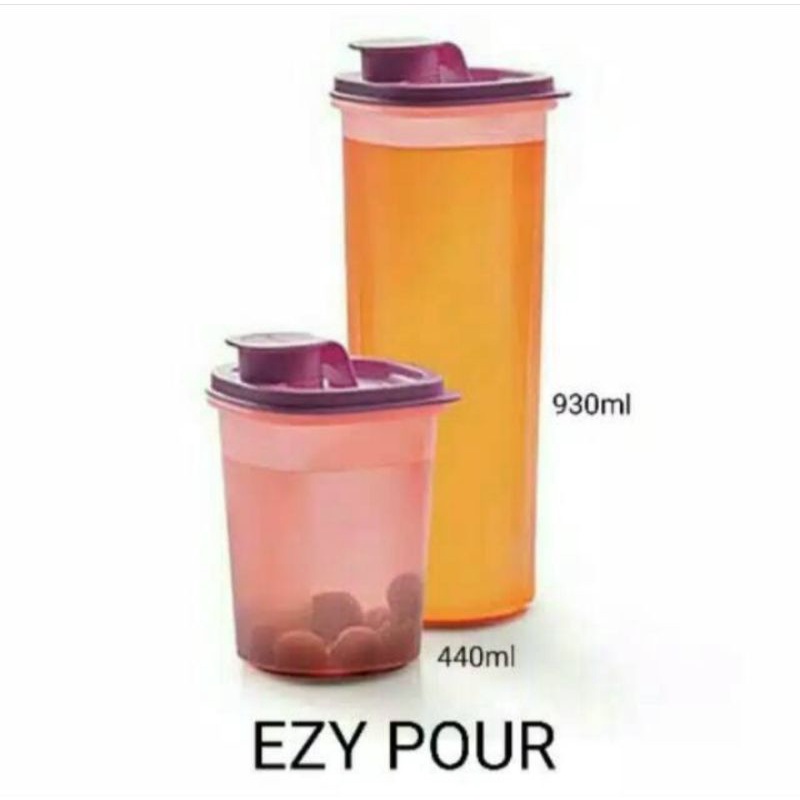 botol kecap botol minyak tupperware ezy pour 2pcs