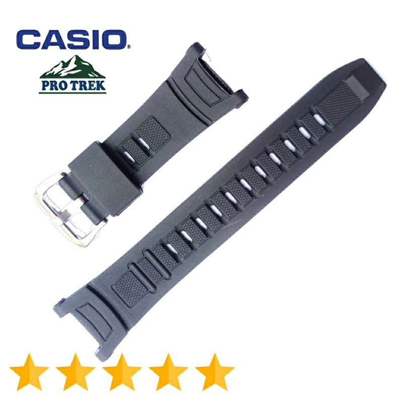 Strap tali jam casio PROTREK PRG-130 PRG130 Rubber tali jam tangan casio PRG 130