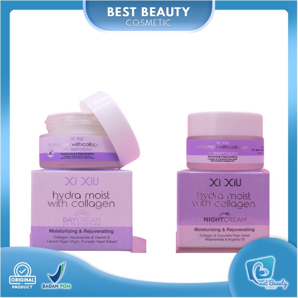 ★ BB ★  Xi Xiu Hydra Moist WithCollagen Day Cream / Night Cream 15gr