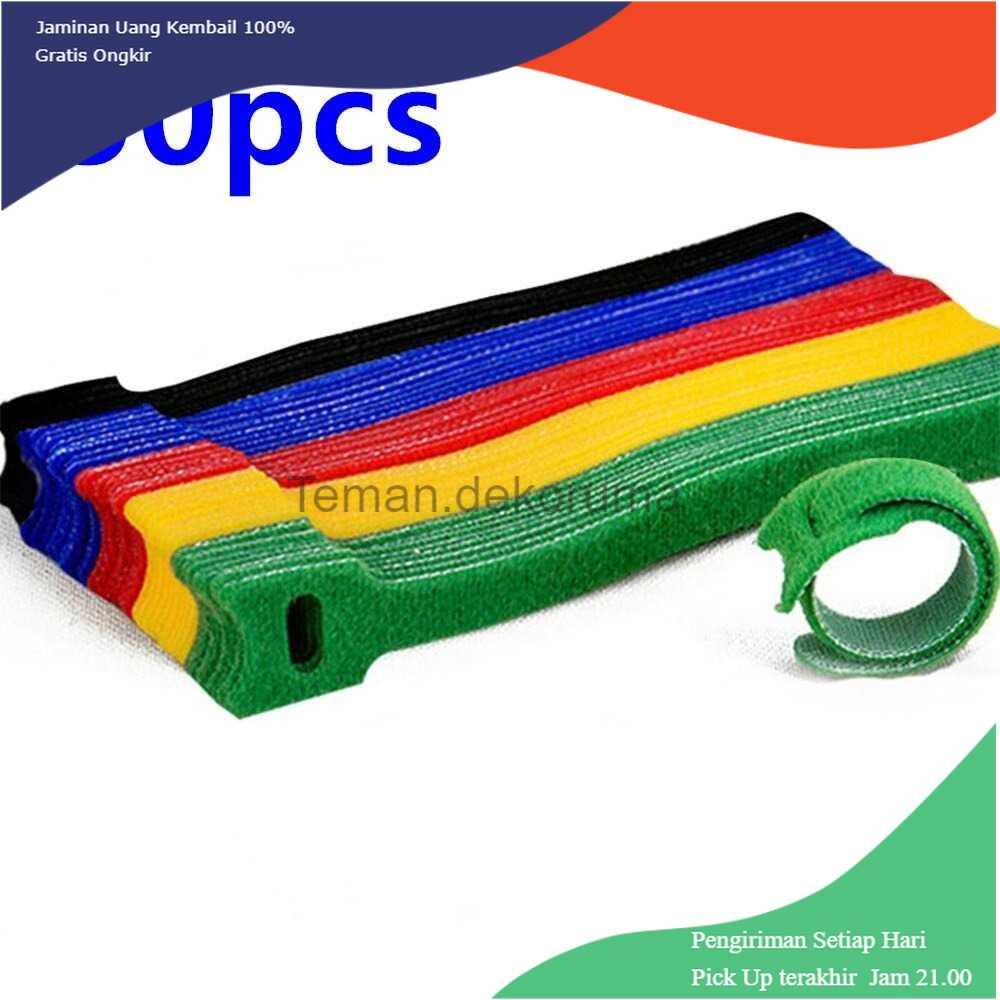 TD - PKK Yoss Velcro Strap Cable Management 12 x 150 mm 50 PCS - YS50