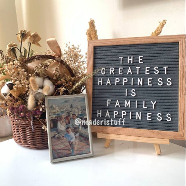 

FELT LETTER BOARD / papan nama bayi