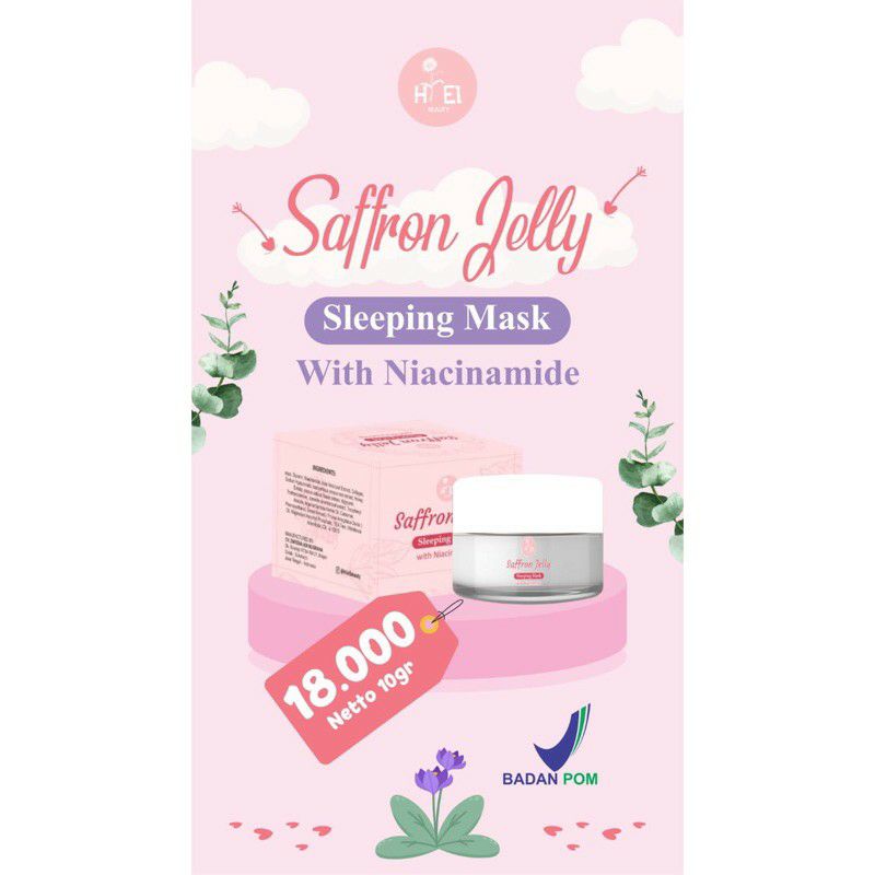 HIEL BEAUTY SLEEPING MASK /SLEEPING MASK/PRODUK HIEL/HIEL SAFFRON JELLY/CLAY MASK CENTELLA/NEW SAFFRON CLAY/MUGWORT JELLY