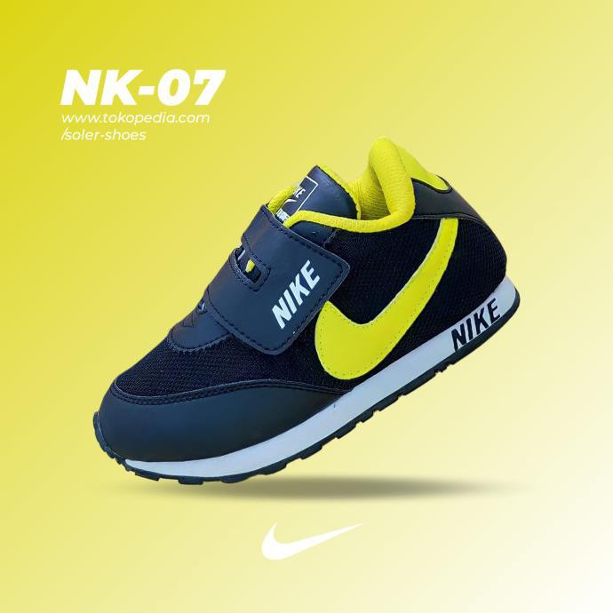 Hemat Sepatu Anak Laki Cowok Perempuan Cewek Umur 1 2 3 4 5 6 7 Tahun Nike Berkualitas