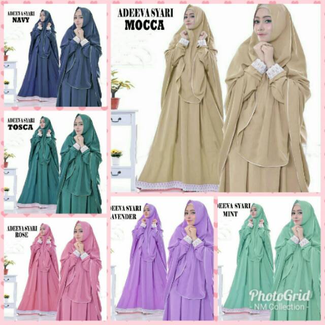 Adeeva syari baju gamis syari misbie misbi premium