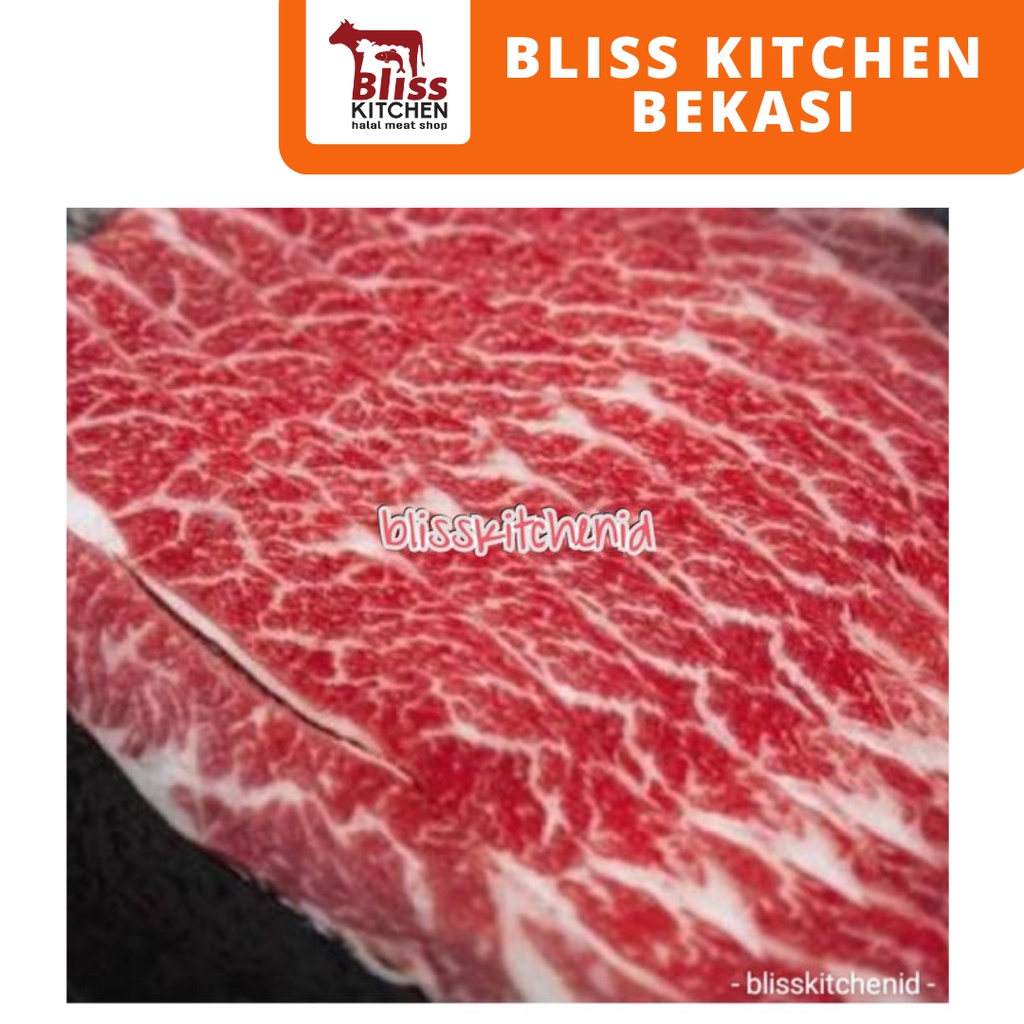 

AUS Boneless Wagyu Chuck Ribs Galbi / Karubi Thin Sliced 2mm @250gr