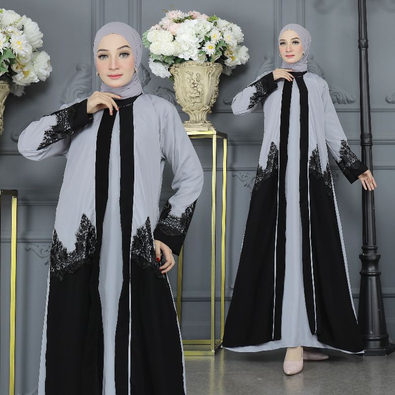 Gallery Exclusive Abaya Hitam Gamis Turkey 08