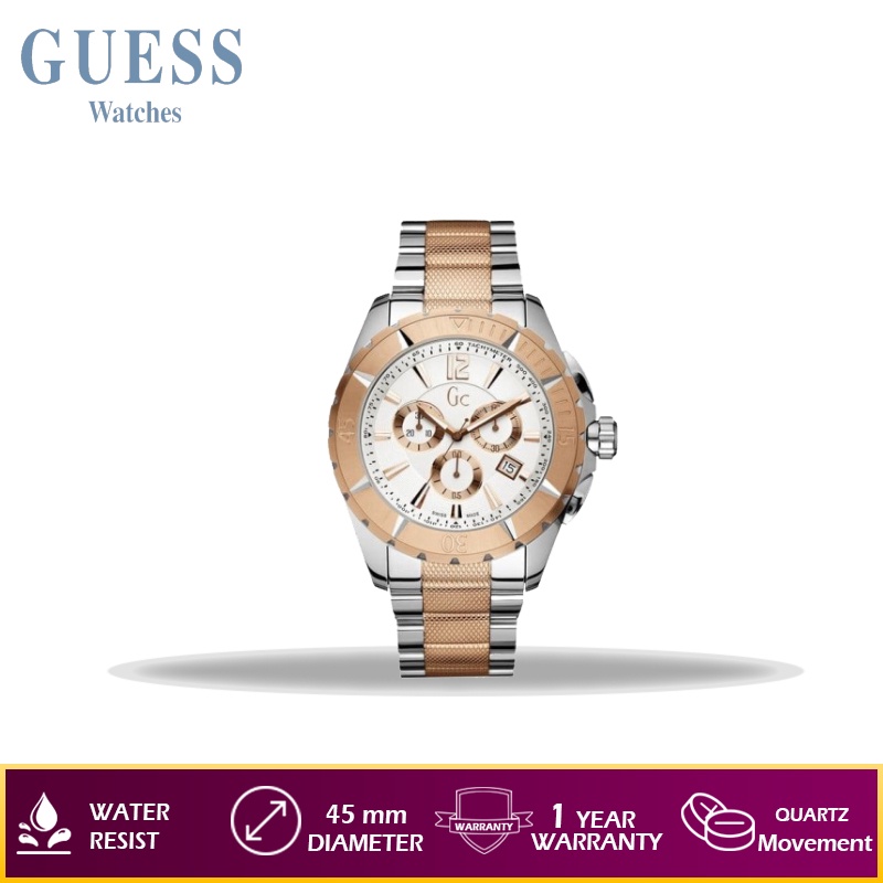 Jam Tangan Pria GUESS GC X53002G1S - Stainless Steel Original