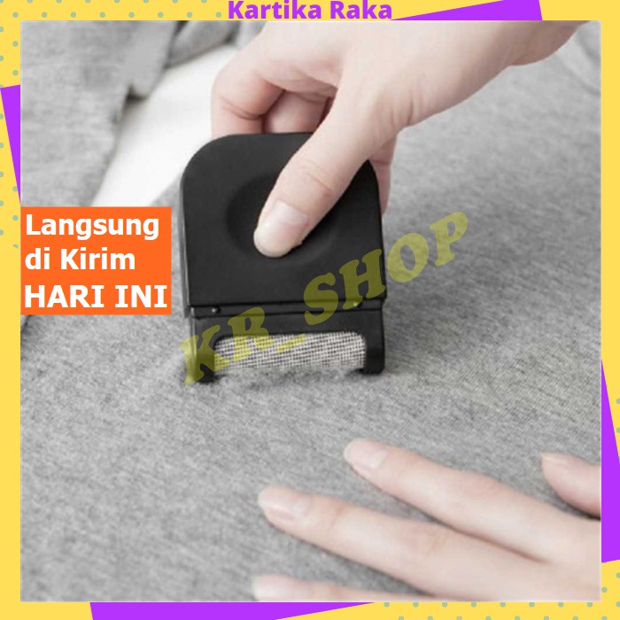 KR Fuzz Trimmer Portable Lint Remover Penghilang Bulu Serat Kain