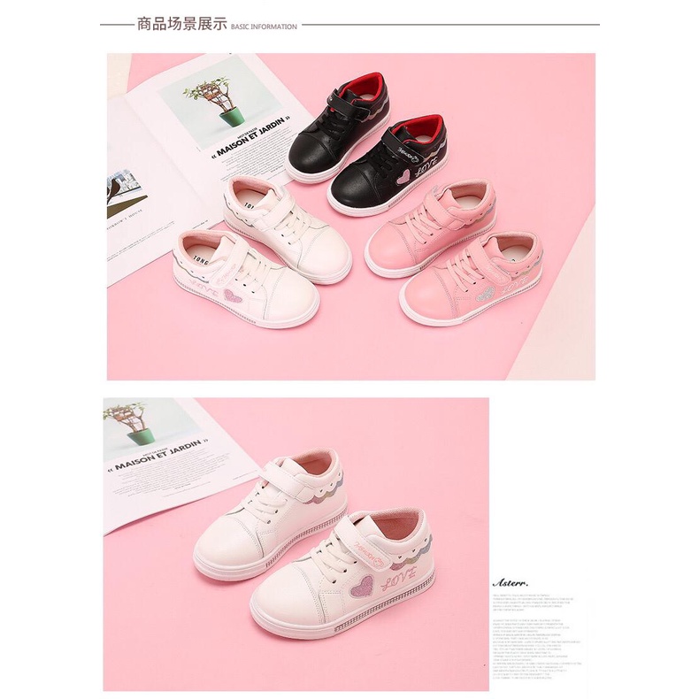 Sepatu Anak Love Import Sneakers Shoes #C202