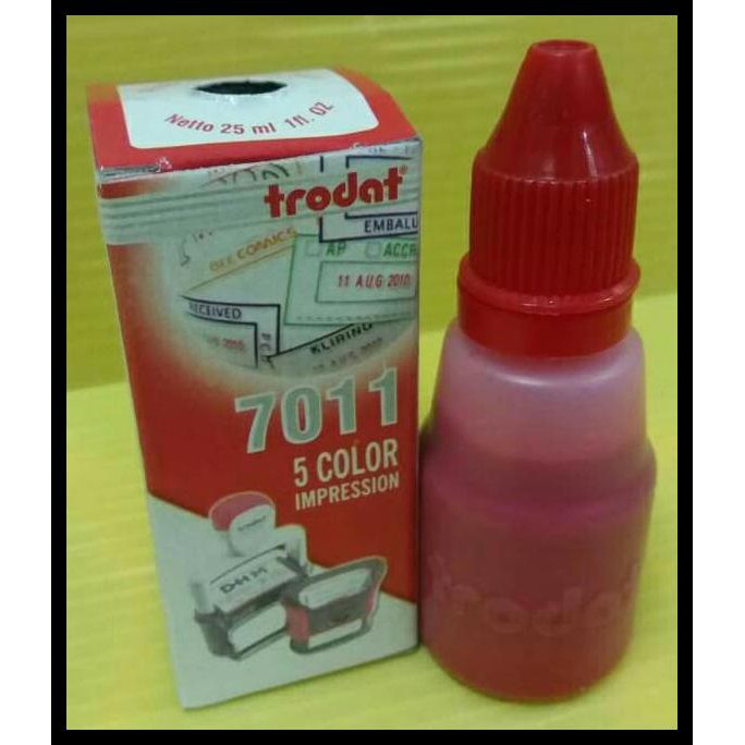 

Kualitas Terbaik Tinta Stempel Trodat 7011 Warna Merah
