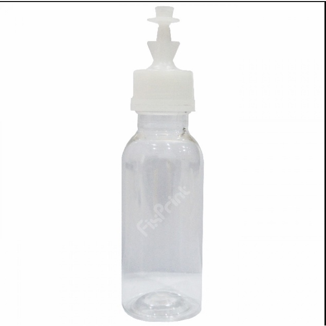 Botol Plastik PET Bening Anti Bocor 100ml Kemasan Tinta Refill Printer