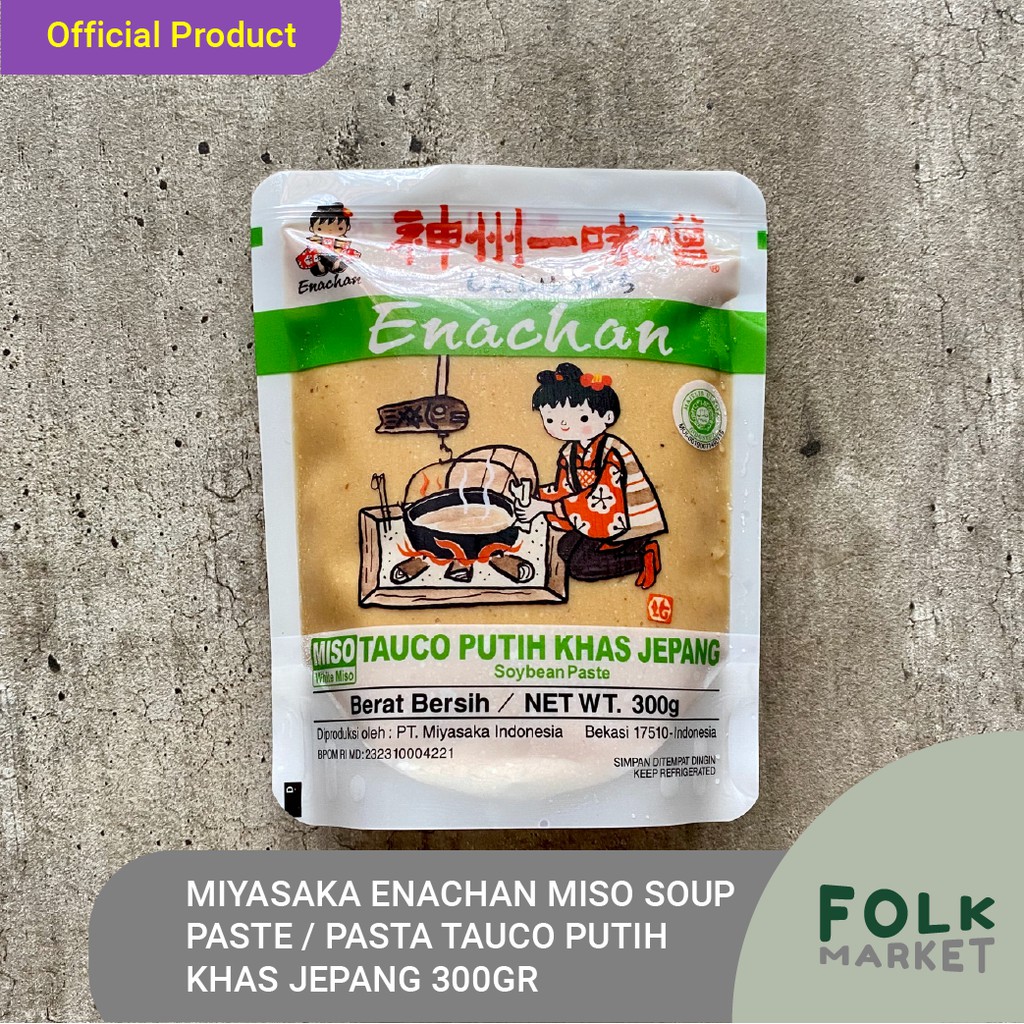 

MIYASAKA Enachan Miso Soup Paste / Pasta Tauco Putih Khas Jepang 300 Gr