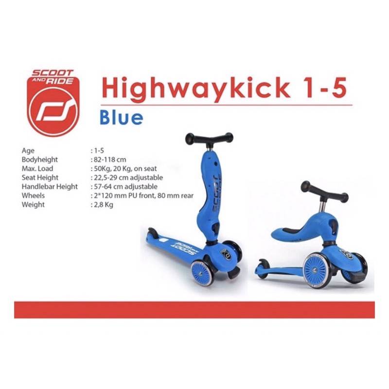 SCOOT AND RIDE HIGHWAYKICK 1 / SKUTER ANAK / SCOOT&amp;RIDE