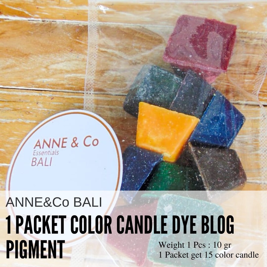 

ANNE&CO BALI || 1 PACKET COLOR CANDLE DYE BLOCK PIGMENT 10 GR DYE PEWARNA LILIN